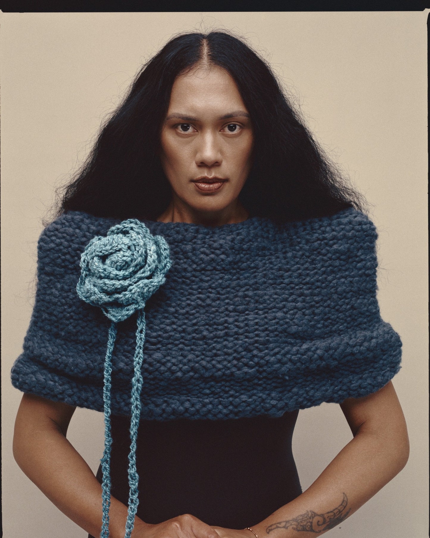Kiwi Knit Poncho