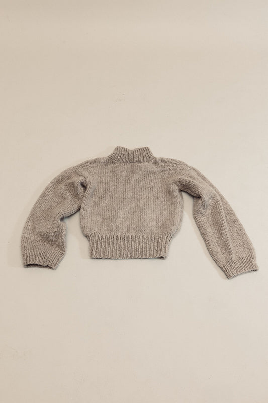 Cropped Homespun Jumper - One off