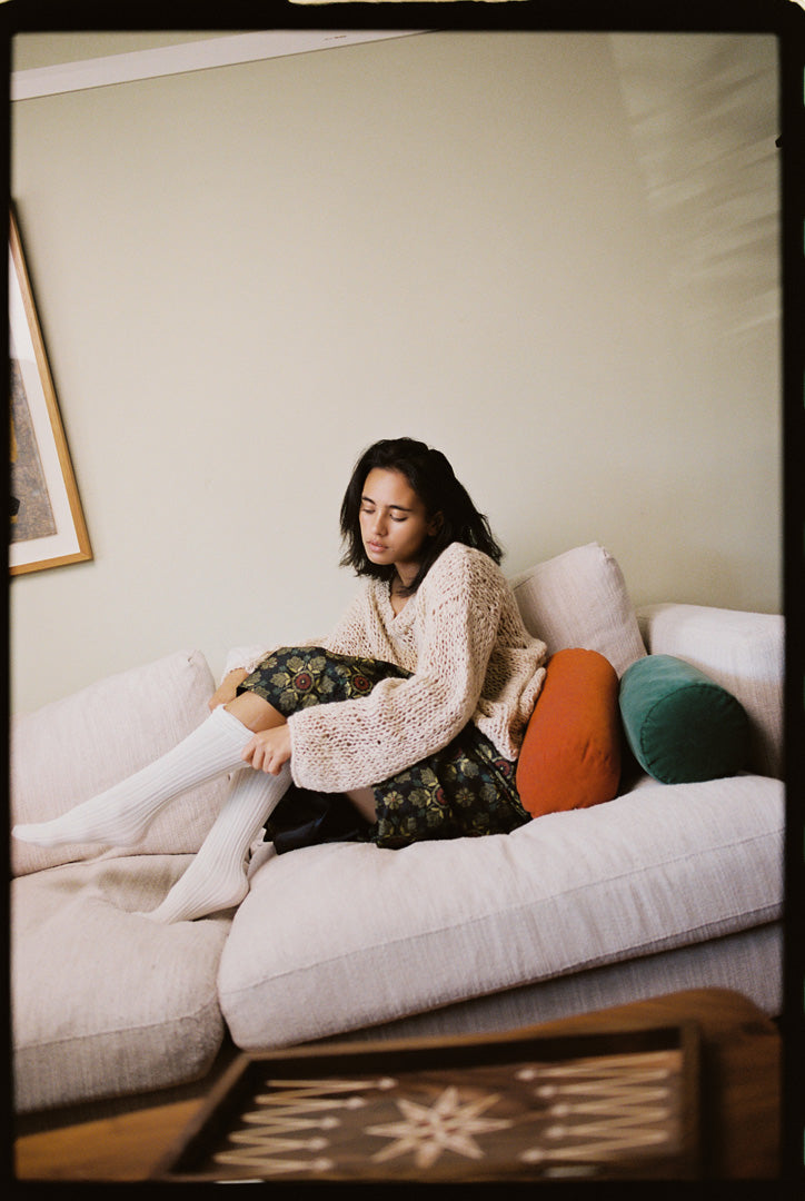 Homespun Corriedale Jumper